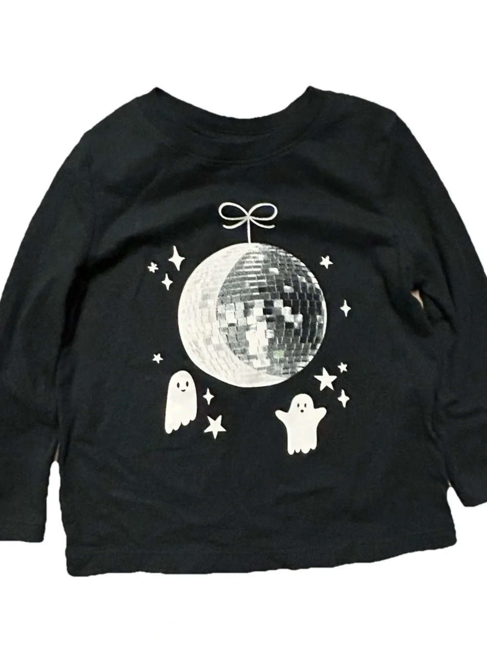Toddler Girl Halloween Fall Long Sleeve Shirts Leggings Skeletons Ghosts Size 3T